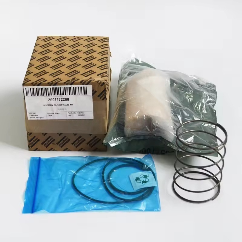 မူရင်း 30011172200 ATLAS Copco Oil Stop Valve Kit Compressor အတွက်အစွမ်းအပိုပစ္စည်းများ