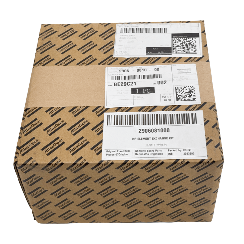 2906081000 Atlas Copco Air Compressor HP ဒြပ်စင်ဖလှယ်မှု Kit