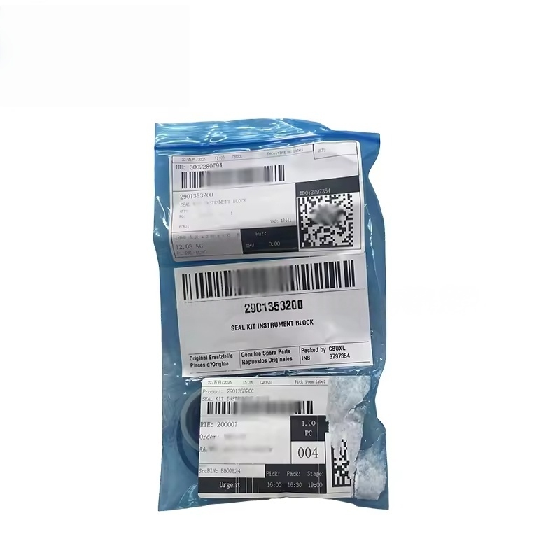 2901353200 Atlas Copco မူရင်းအစိတ်အပိုင်းများ Air Compressor Gasket Washer အတွက် Seal Kit ကိရိယာလုပ်ကွက်ကိုတံဆိပ်ခတ်