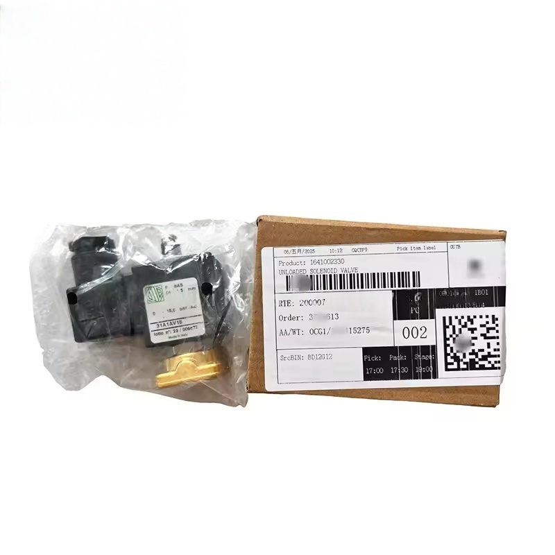 Atlas Copco Air Compressor မူရင်းအစိတ်အပိုင်းများအတွက် 1641002330 solenoid valve
