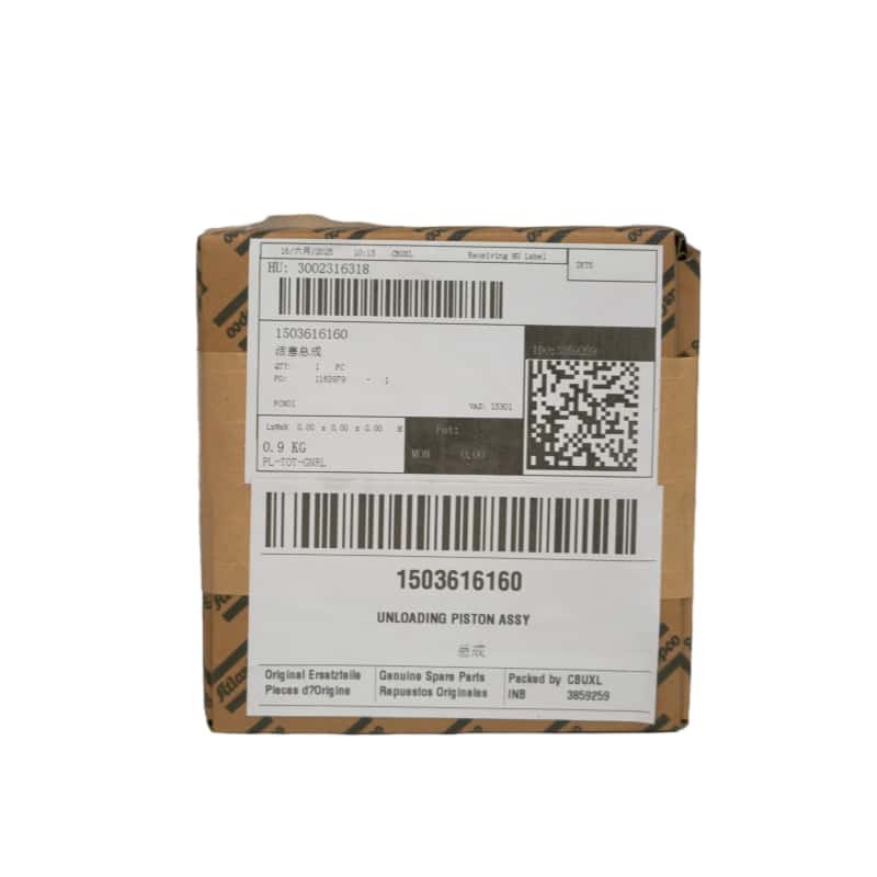 Atlas Copco 1503616160 ပစ္စတင်ဖိအားများအတွက်ပစ္စတင် Assy ချခြင်း