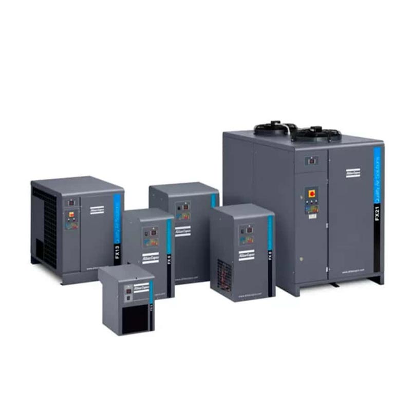 Atlas Copco F285 Refrigerant Air Dryer 17.1 M3 per Min စစ်မှန်သောစက်မှုဇုံ Compressed Air Dryer 16Bar