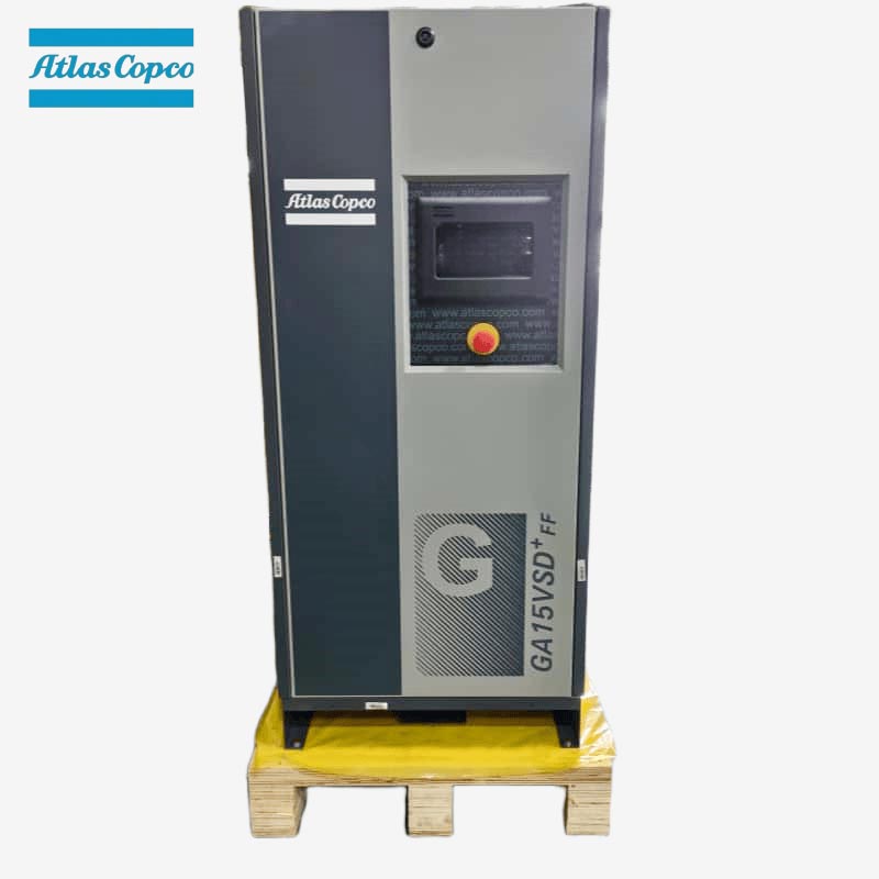Atlas Copco GA15 VSD Plus FF 15kW 20HP Variable Speed ​​Oil-injected Screw Air Compressor ပေါင်းစပ်အခြောက်ခံစက်