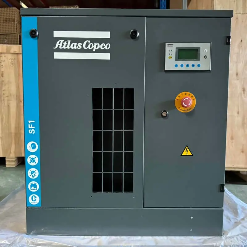 Atlas Copco SF1 Oil Free Scroll Air Compressor 15 kW 2HP Class 0 Certified စစ်မှန်