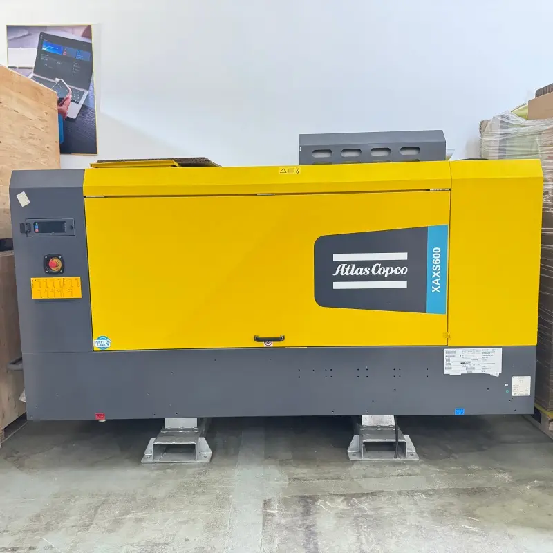 Atlas Copco XAXS600 Portable Diesel Screw Air Compressor Mining Drilling အစစ်အမှန်