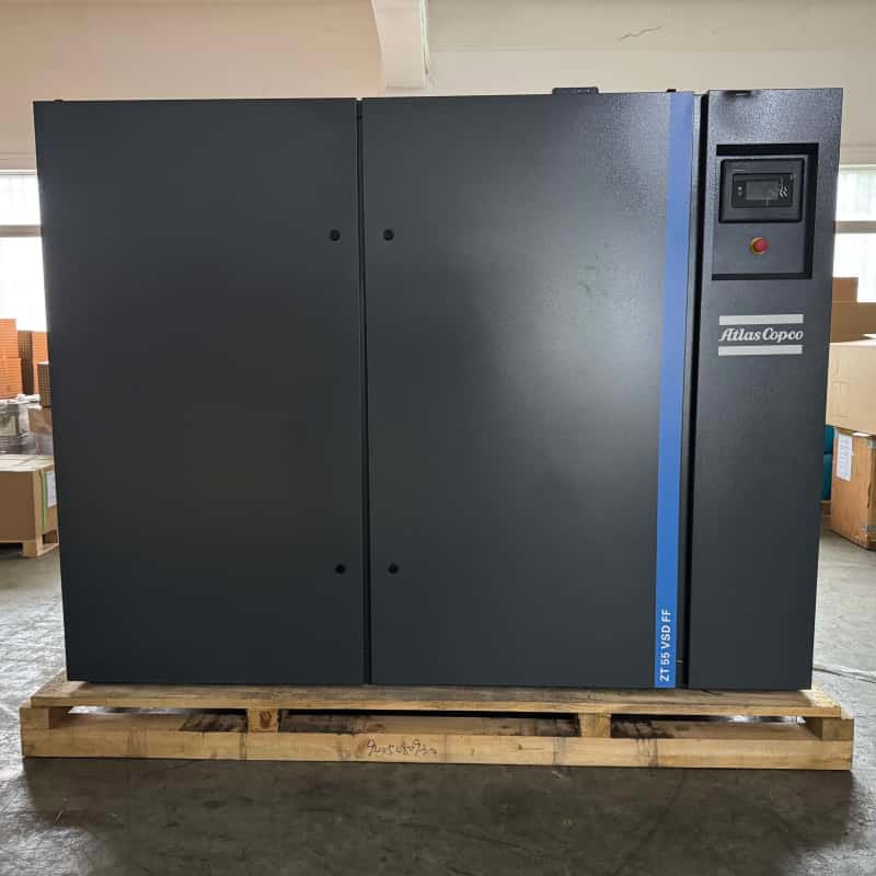 Atlas Copco ZT55 VSD FF | ဆေးဝါးအစာလုပ်ငန်းအတွက် 55kW Oil-Free Air Compressor